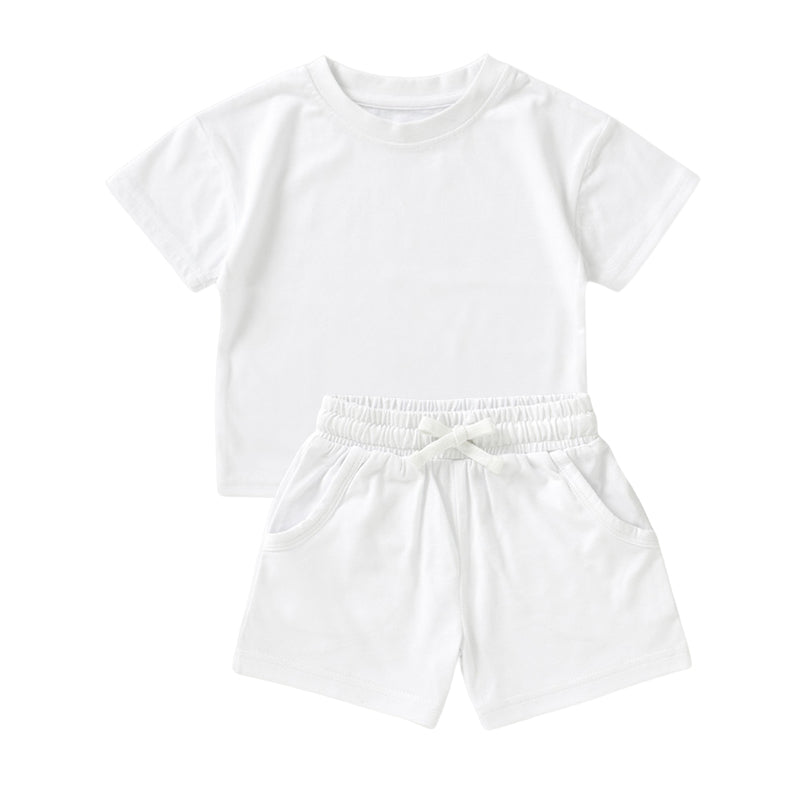 Wholesale RTS – 100% Organic Cotton Kids Two-Piece Set