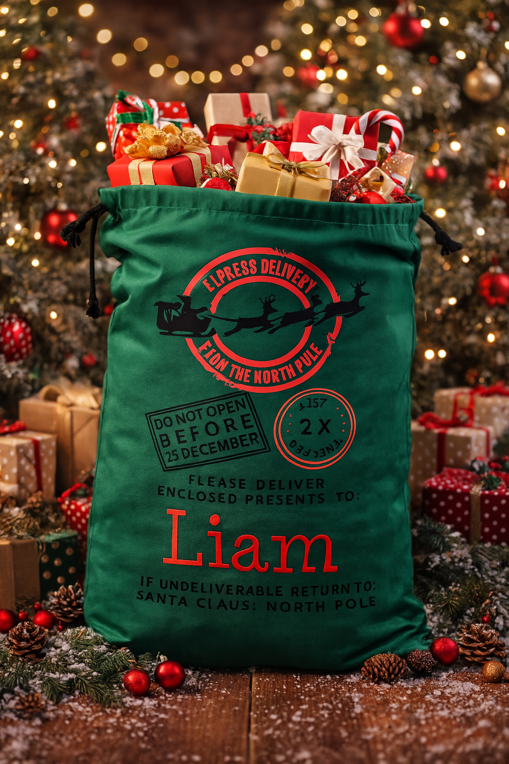 Personalized Santa Sacks