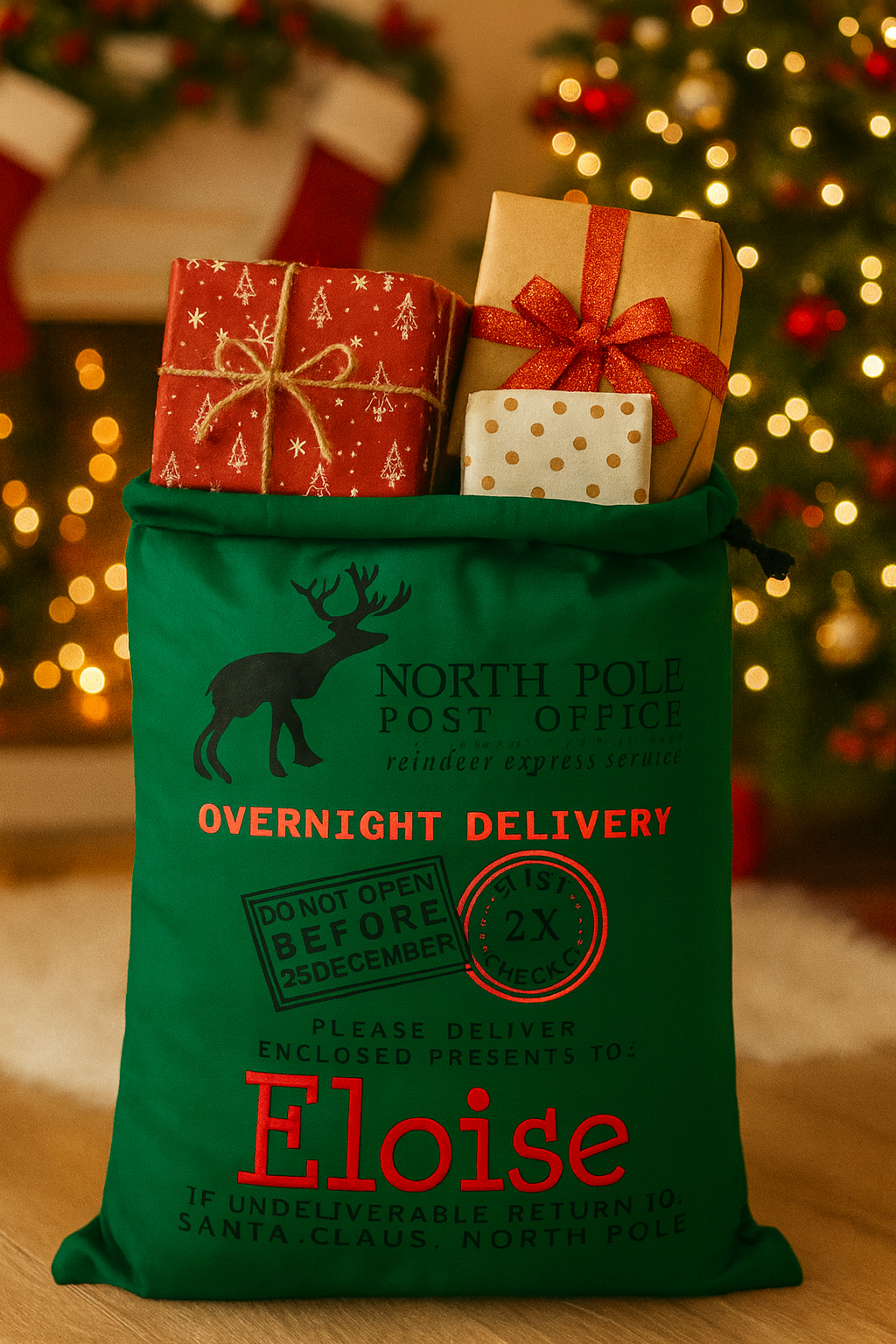 Personalized Santa Sacks