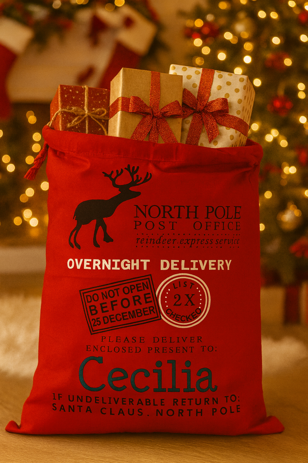 Personalized Santa Sacks