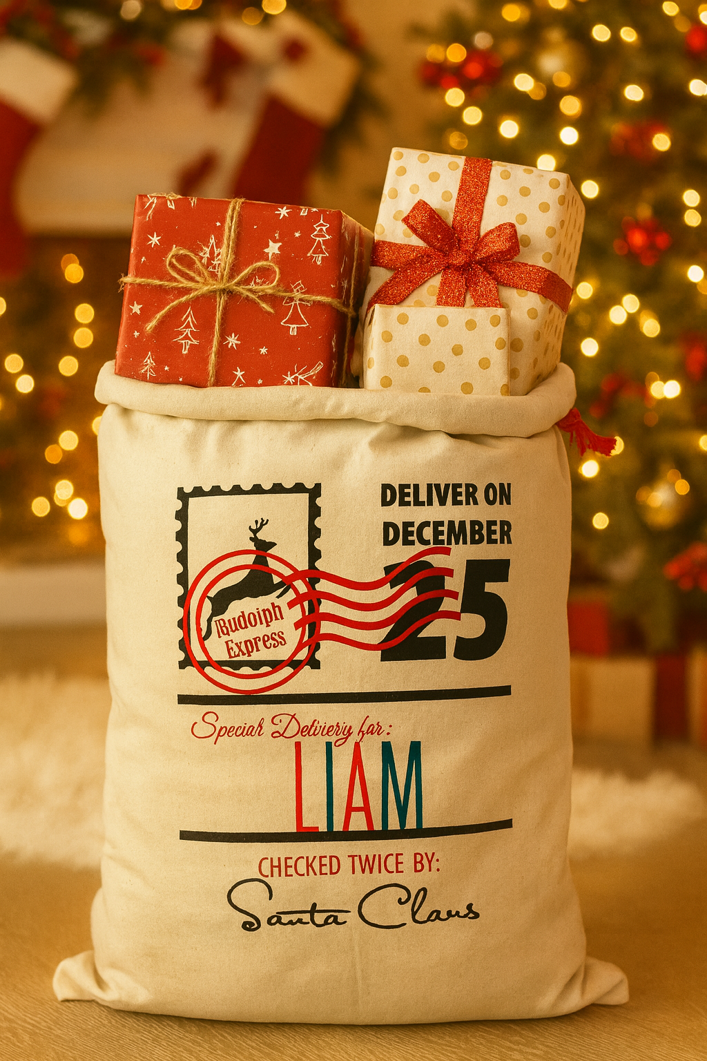 Personalized Santa Sacks