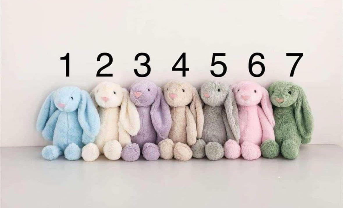 Custom Embroidered Bunnies