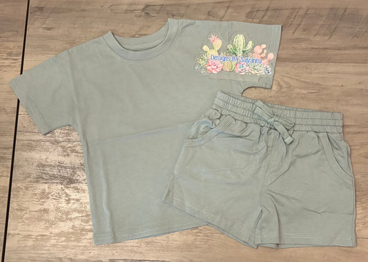 Wholesale RTS – 100% Organic Cotton Kids Two-Piece Set