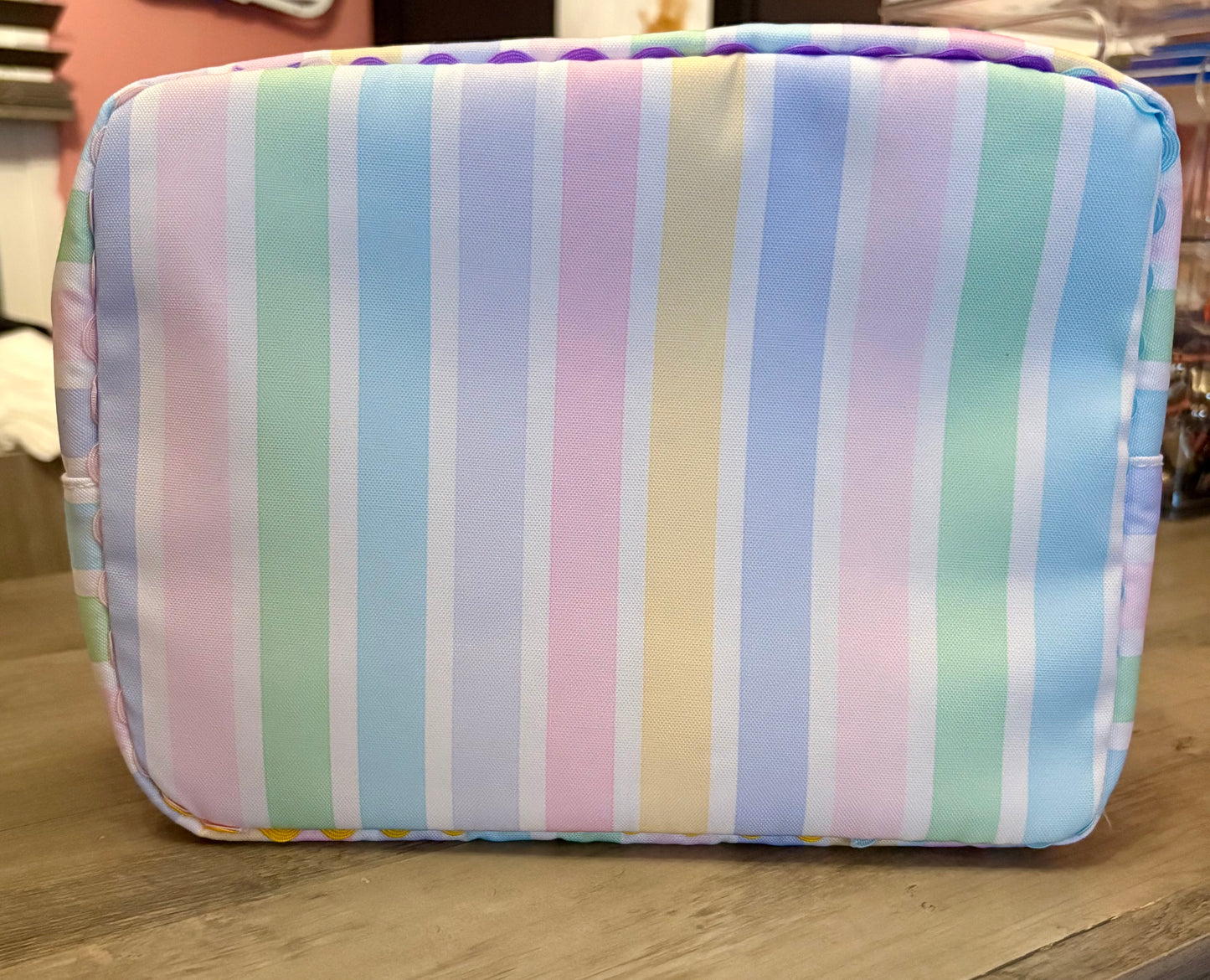 Wholesale RTS- Pastel Tote and Makeup Bag Bundle