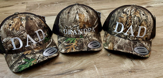 Custom Embroidered Camo Trucker Hat