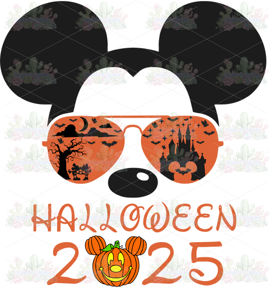 Spooky Reflection in Glasses DTF Transfer