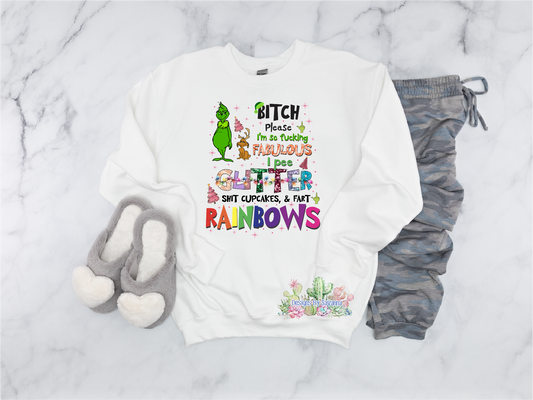 Grinch Fabulous DTF Transfer