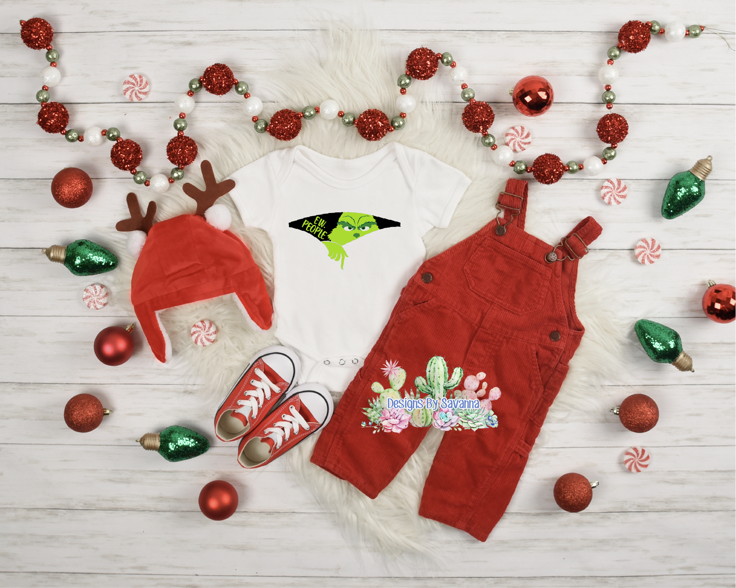 Grinch Ew People DTF Transfer