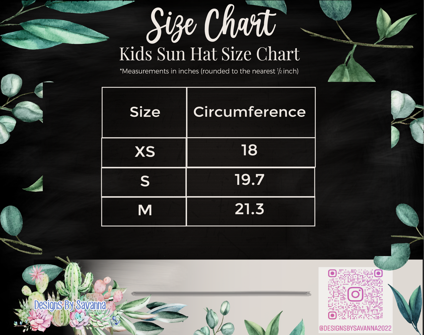 Kids Cotton Sun Hats