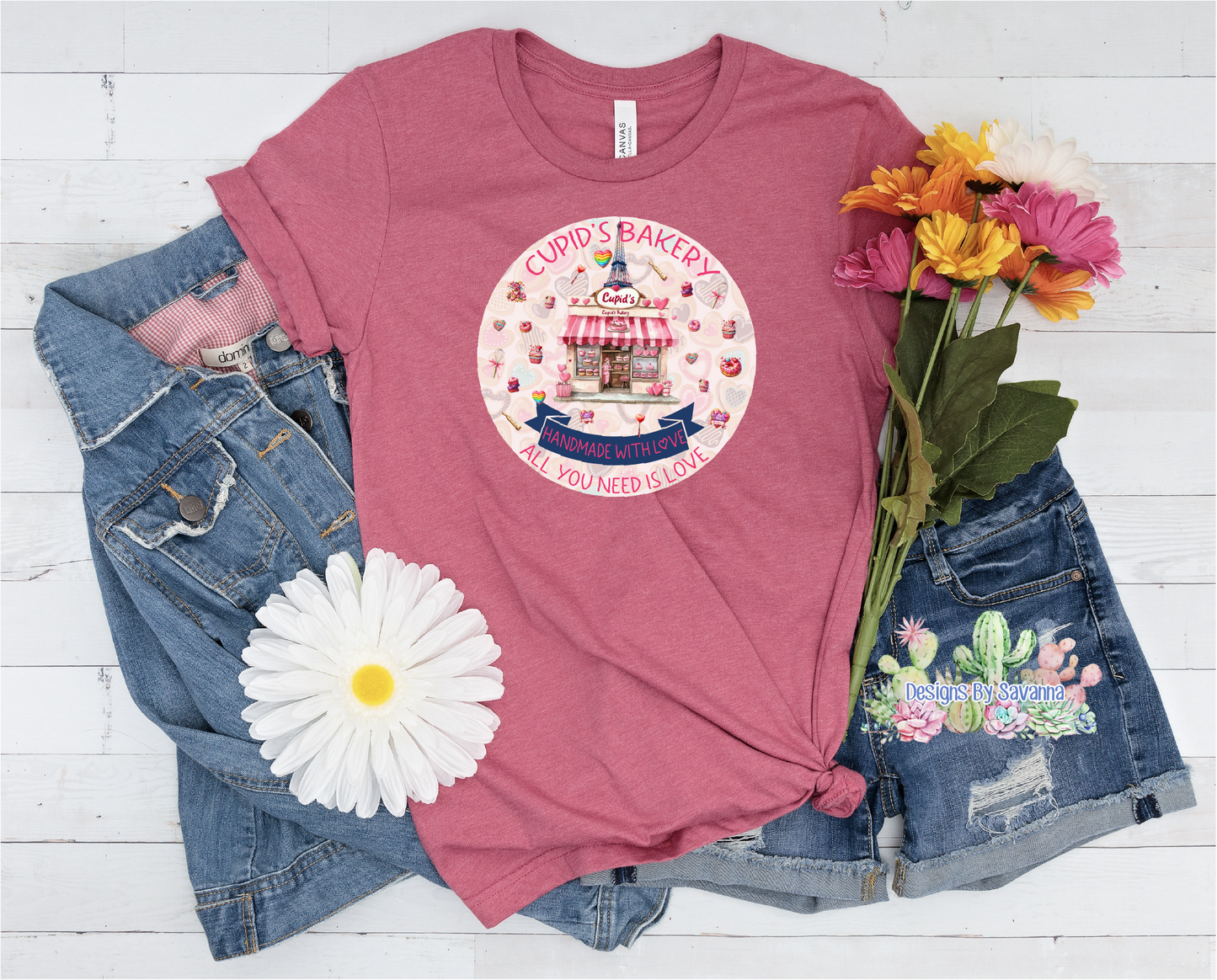 Cupid's Bakery DTF transfer