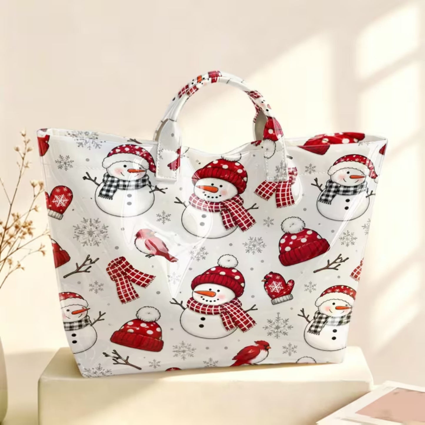 WHOLESALE PRE-ORDER – PVC Clear Pattern Tote Bags