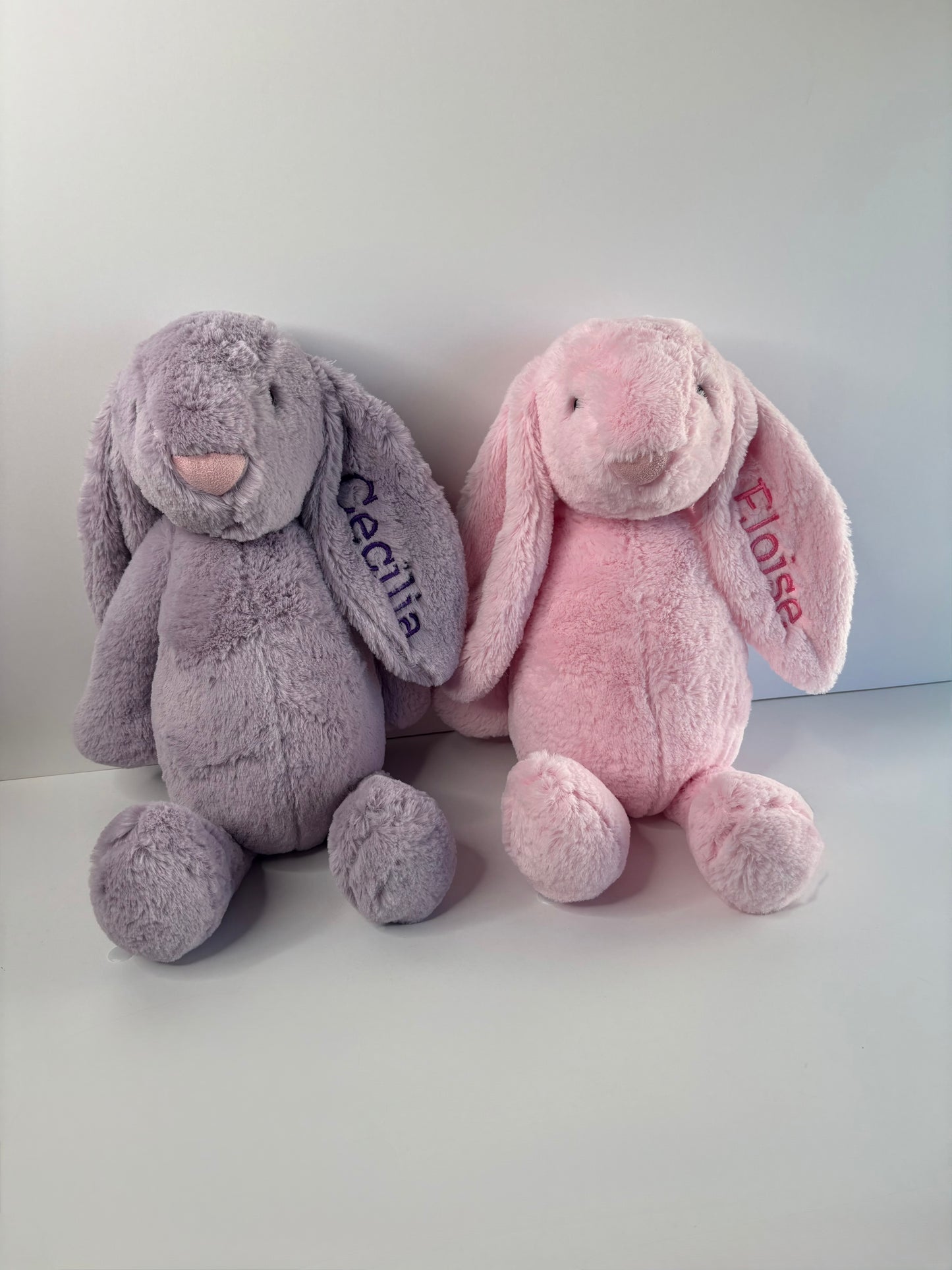 Custom Embroidered Bunnies