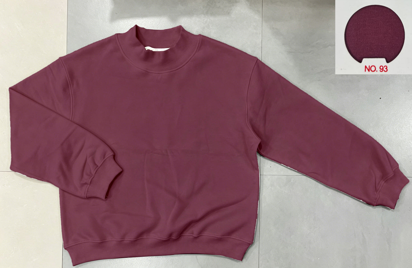WHOLESALE PRE-ORDER |Adult Mockneck Sweatshirt