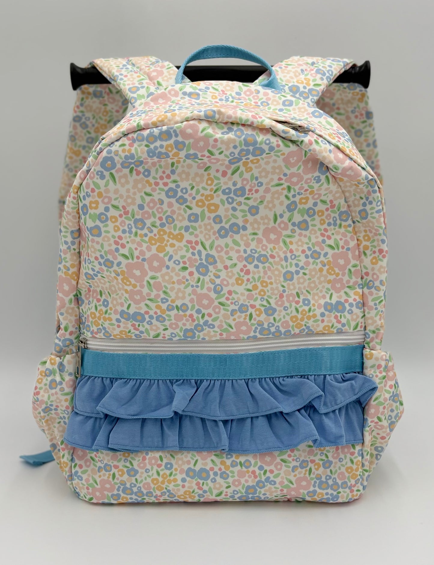 Personalized Girls Ruffle Backpack & Matching Lunch Box