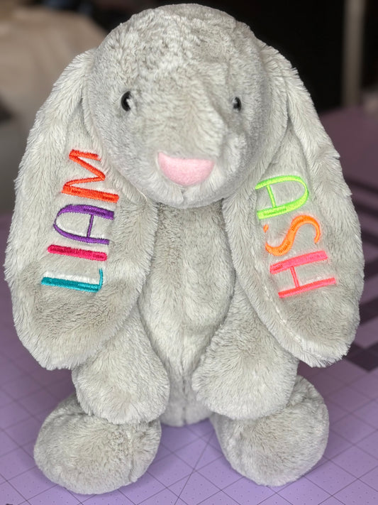 Custom Embroidered Bunnies