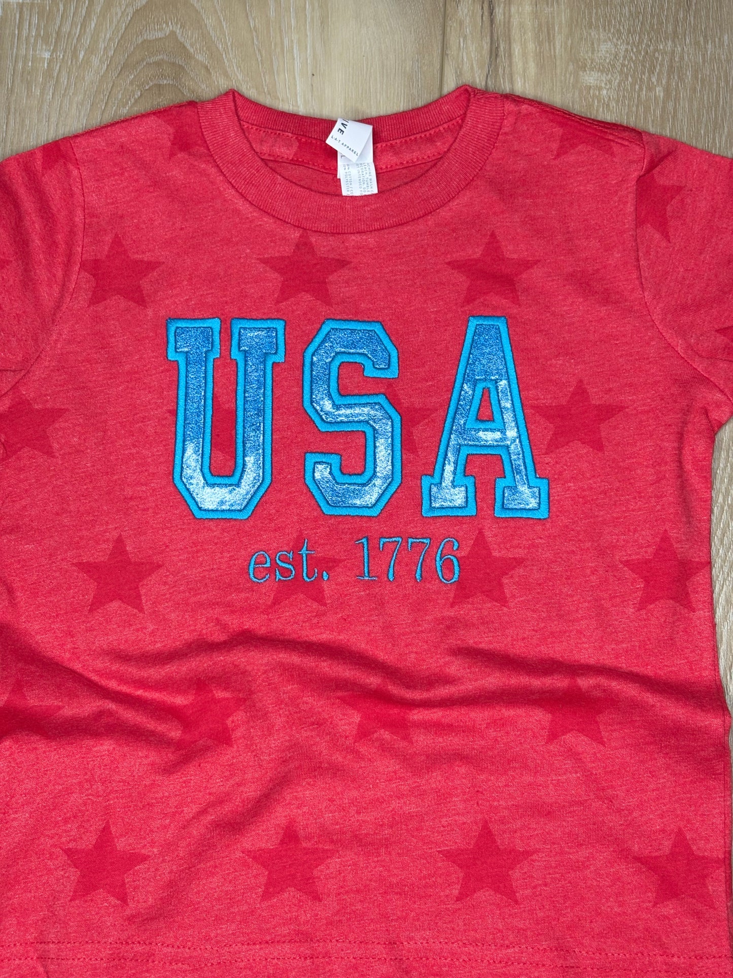 Embroidered USA Applique'