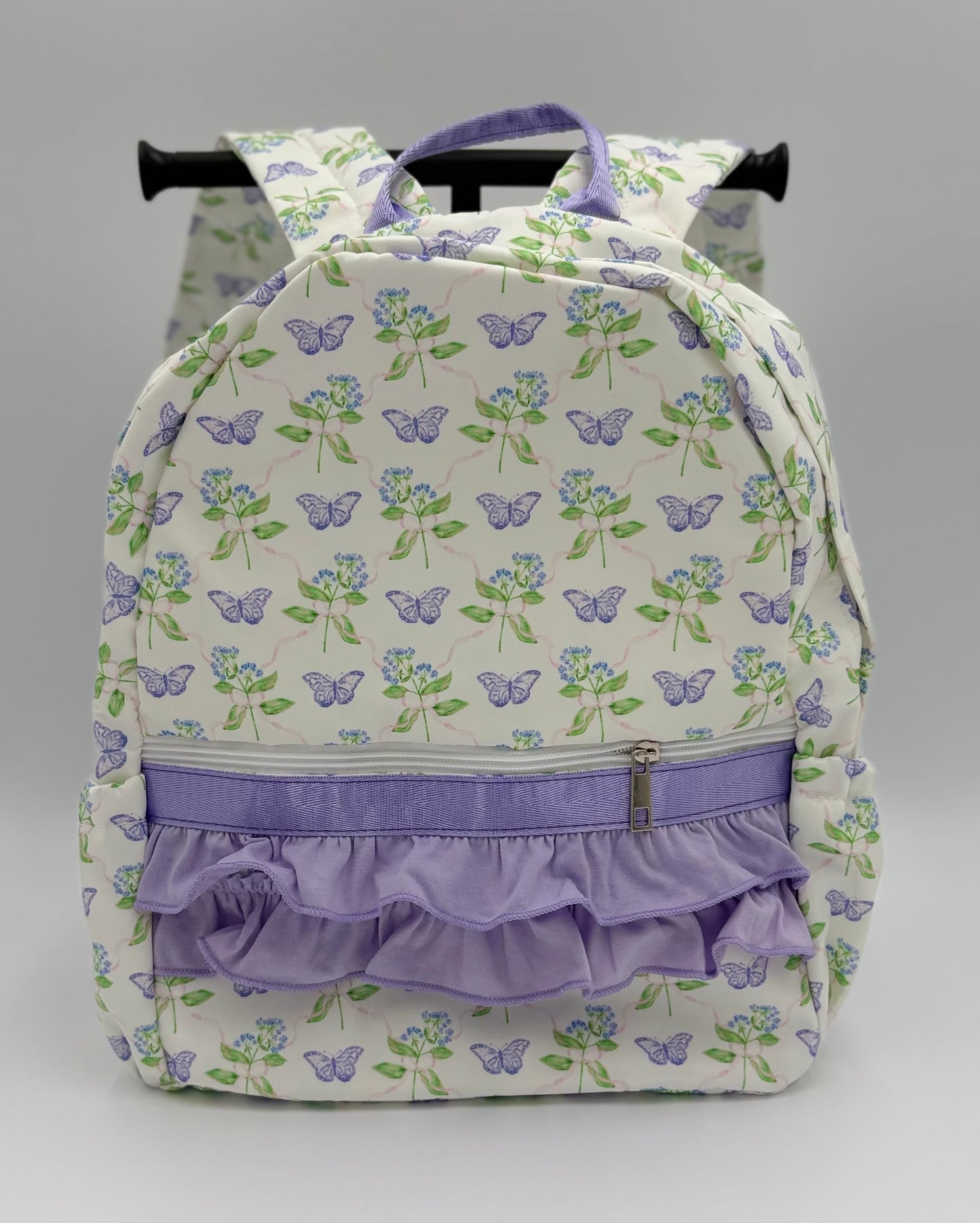 Personalized Girls Ruffle Backpack & Matching Lunch Box