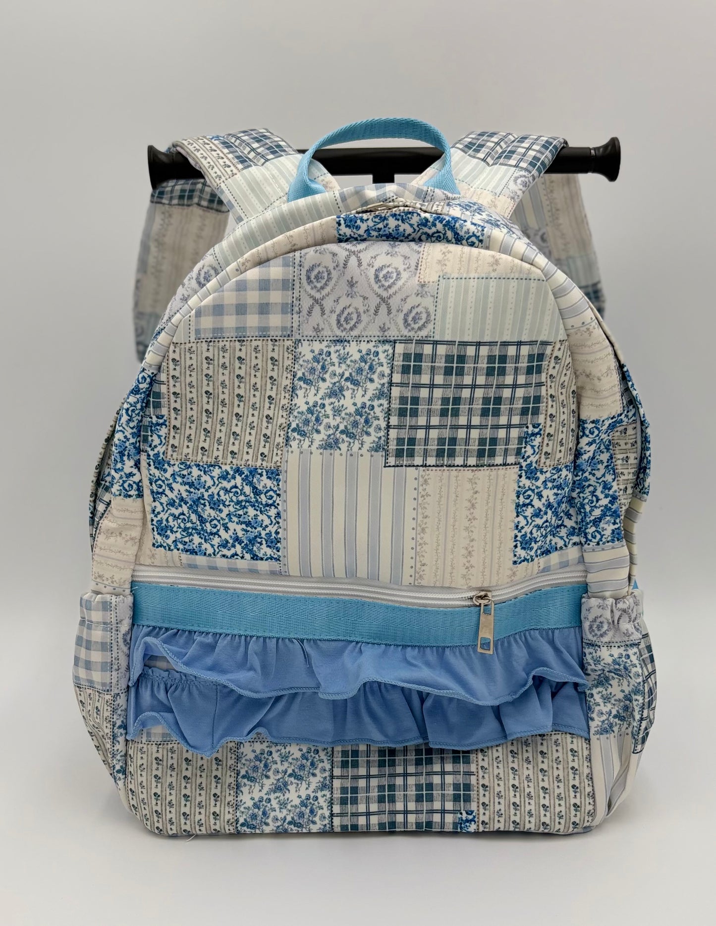 Personalized Girls Ruffle Backpack & Matching Lunch Box