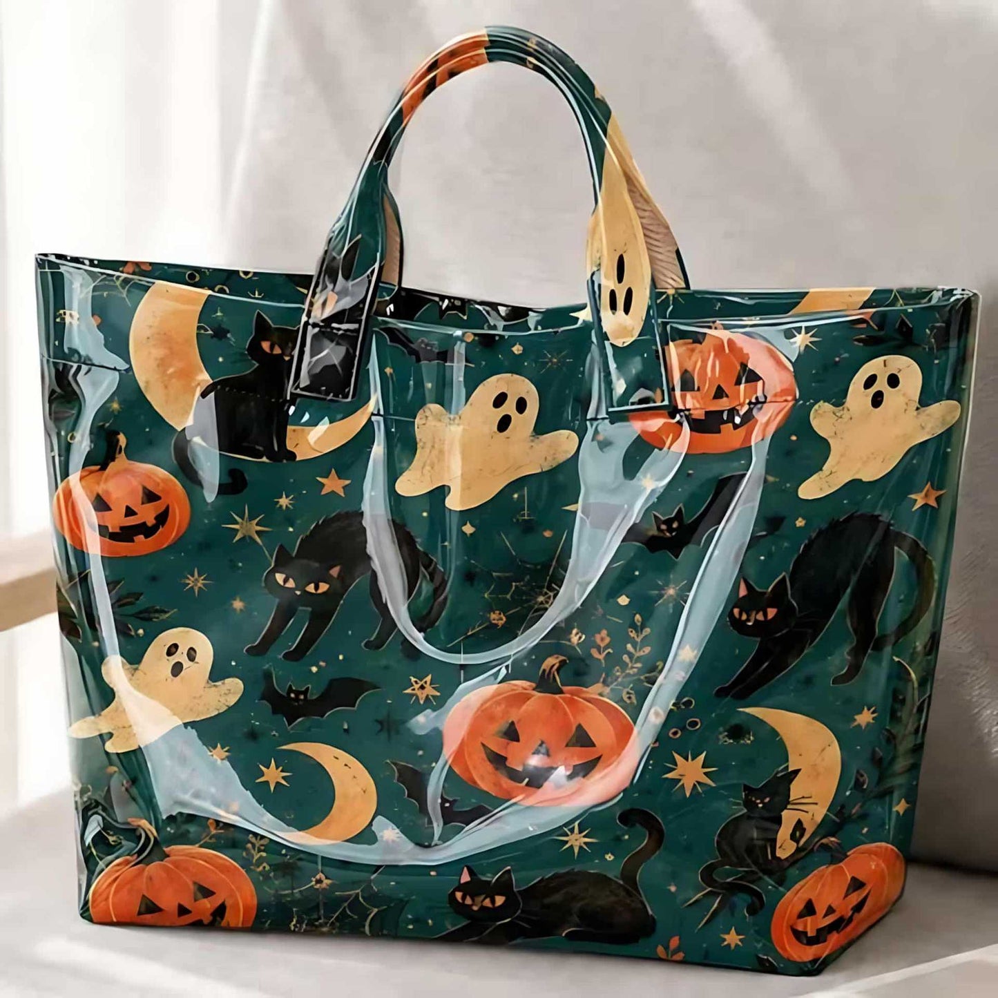 WHOLESALE PRE-ORDER – PVC Clear Pattern Tote Bags