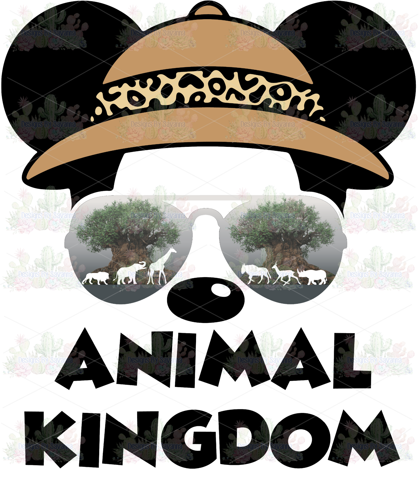 Safari Adventures in Animal Kingdom DTF Transfer