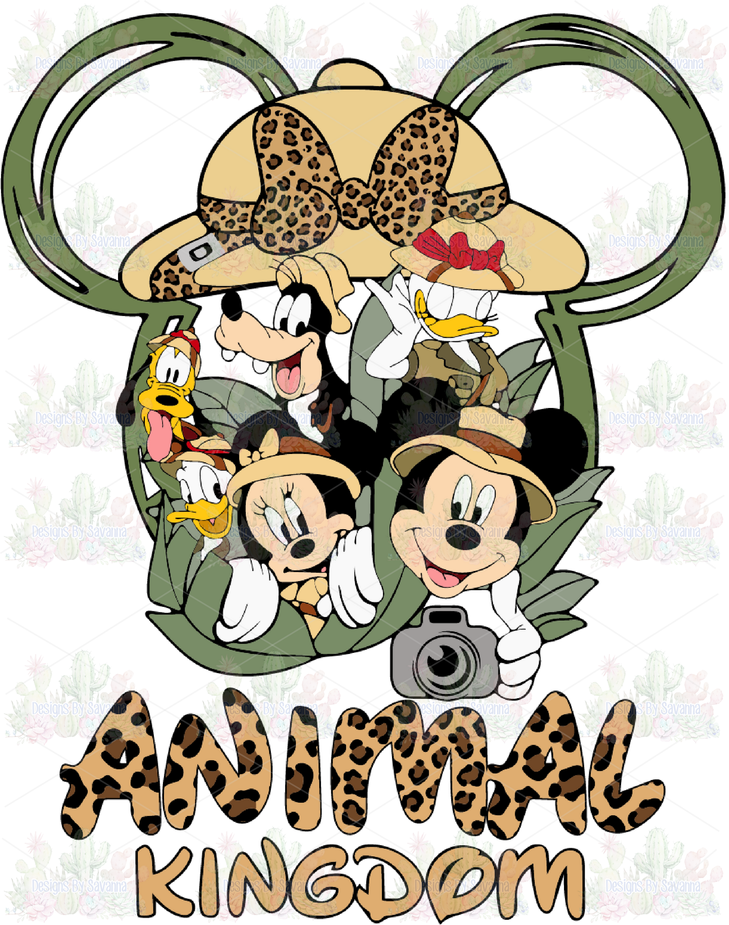 Safari Adventures with the Gang DTF Transfer