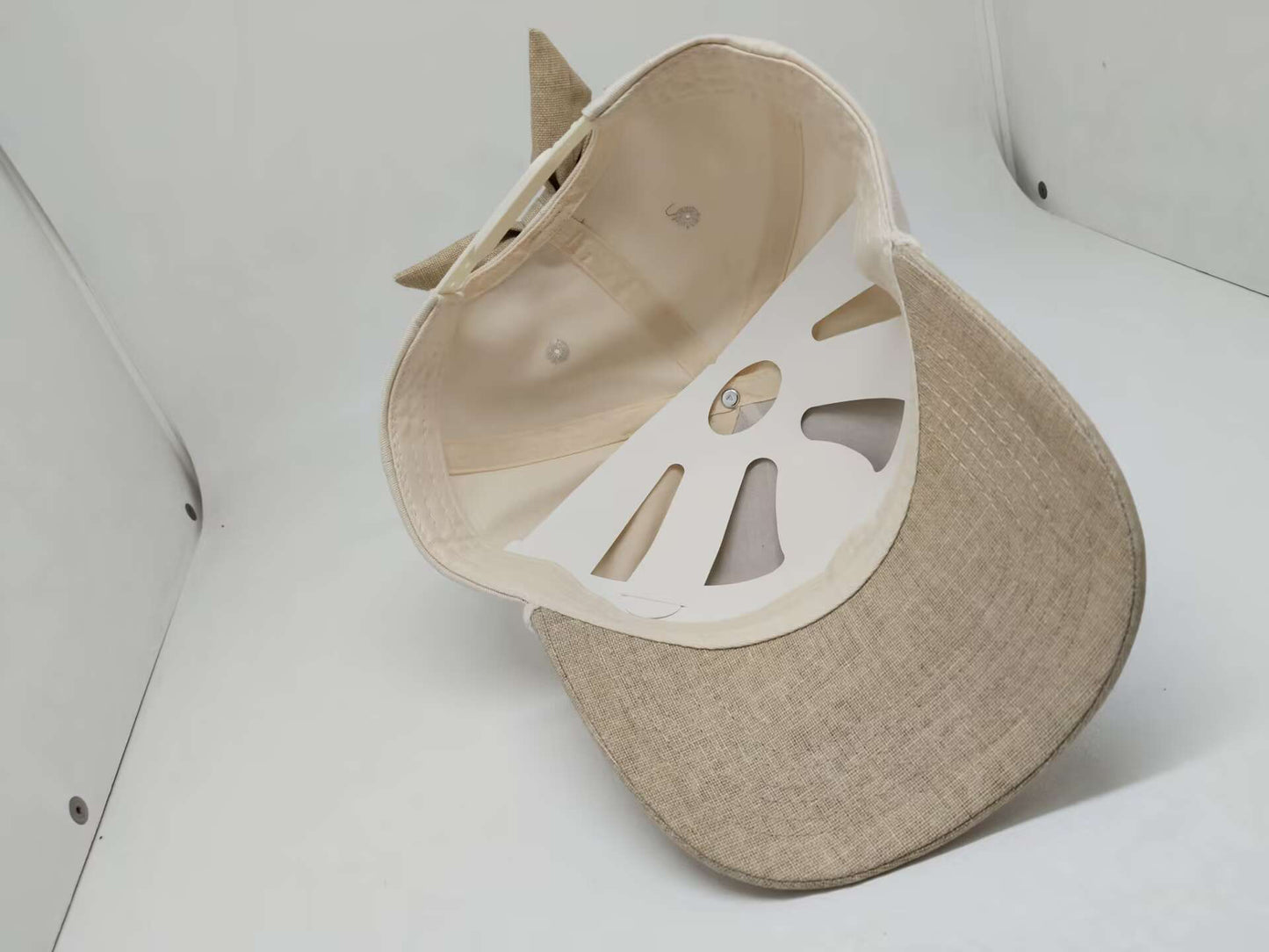 RTS Wholesale Adult Linen-Brim Bow Hat with Rope Detail