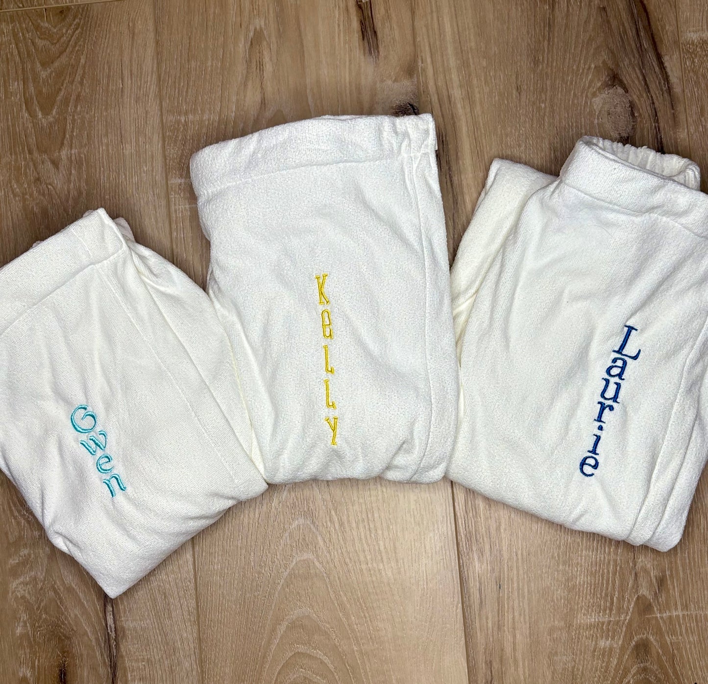 Custom Embroidered Towel Wrap