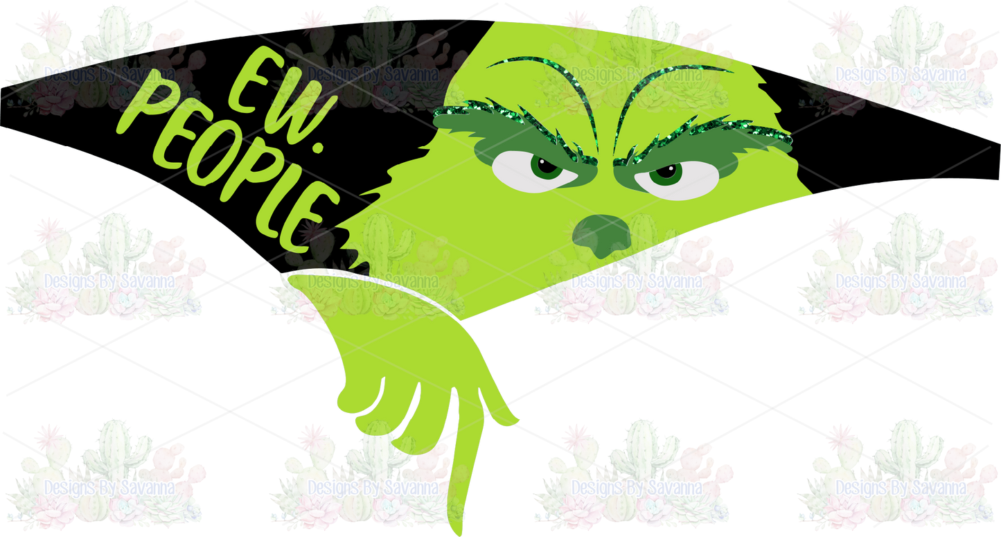 Grinch Ew People DTF Transfer