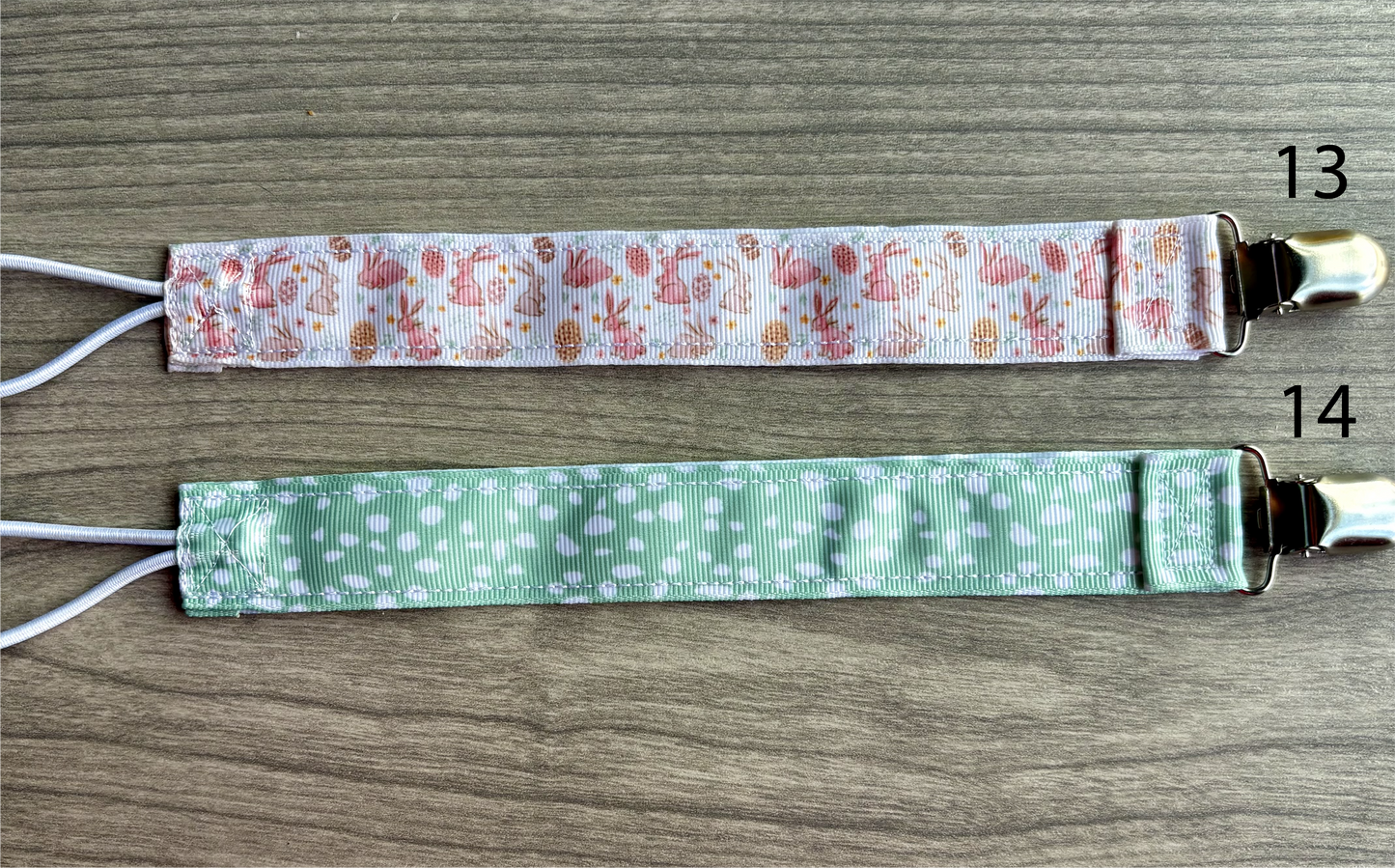 Wholesale RTS – Handmade Pacifier Clips
