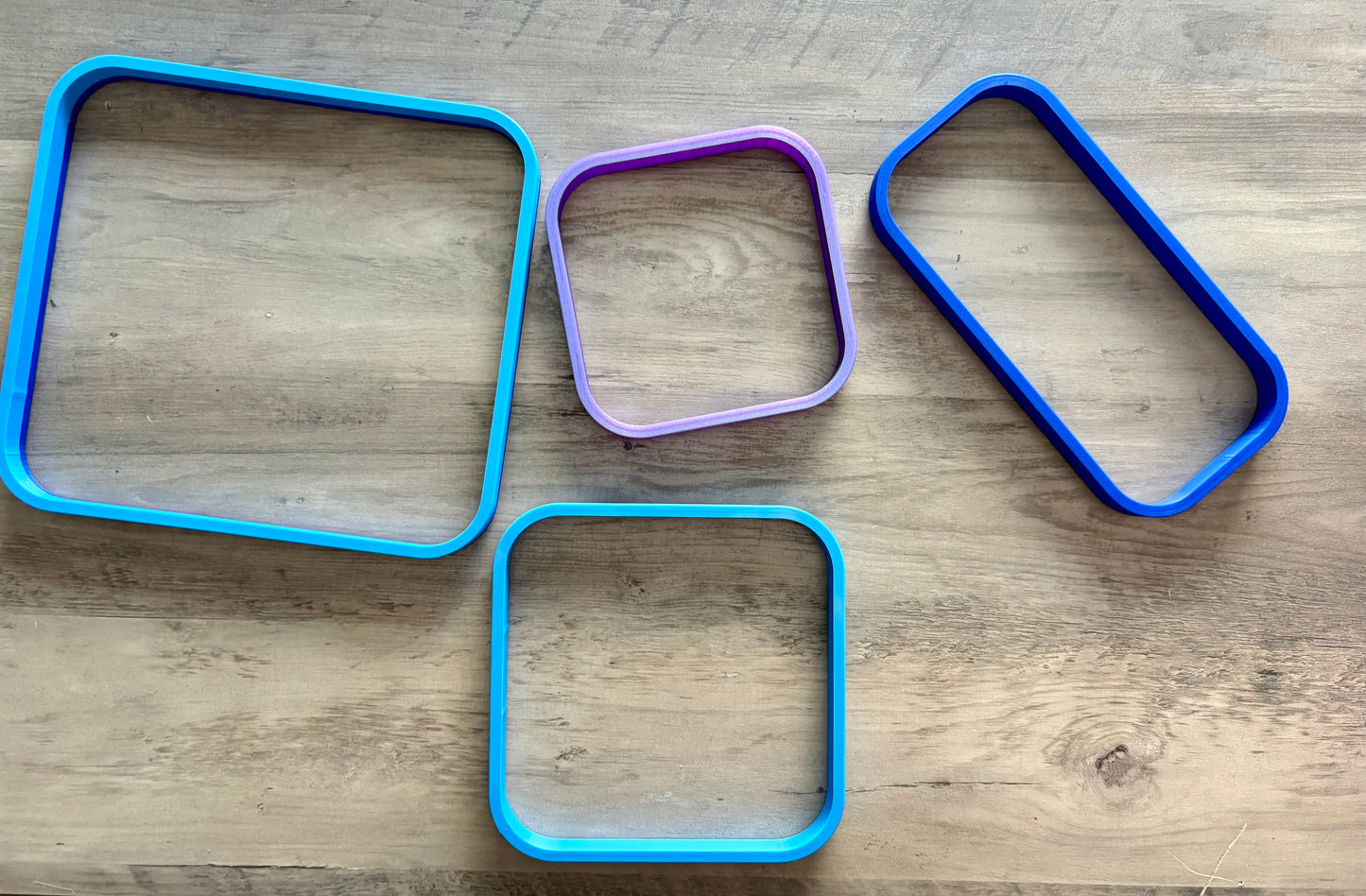 5x5 Blue Mighty Hoop Topper Holder | Embroidery Hooping Tool