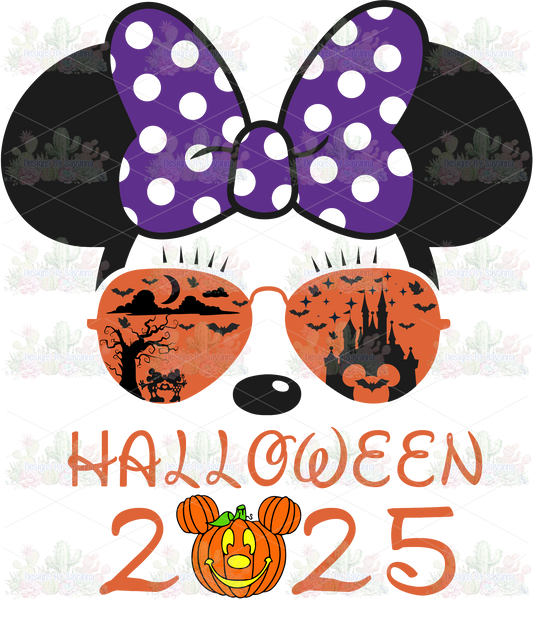 Spooky Reflection in Glasses DTF Transfer