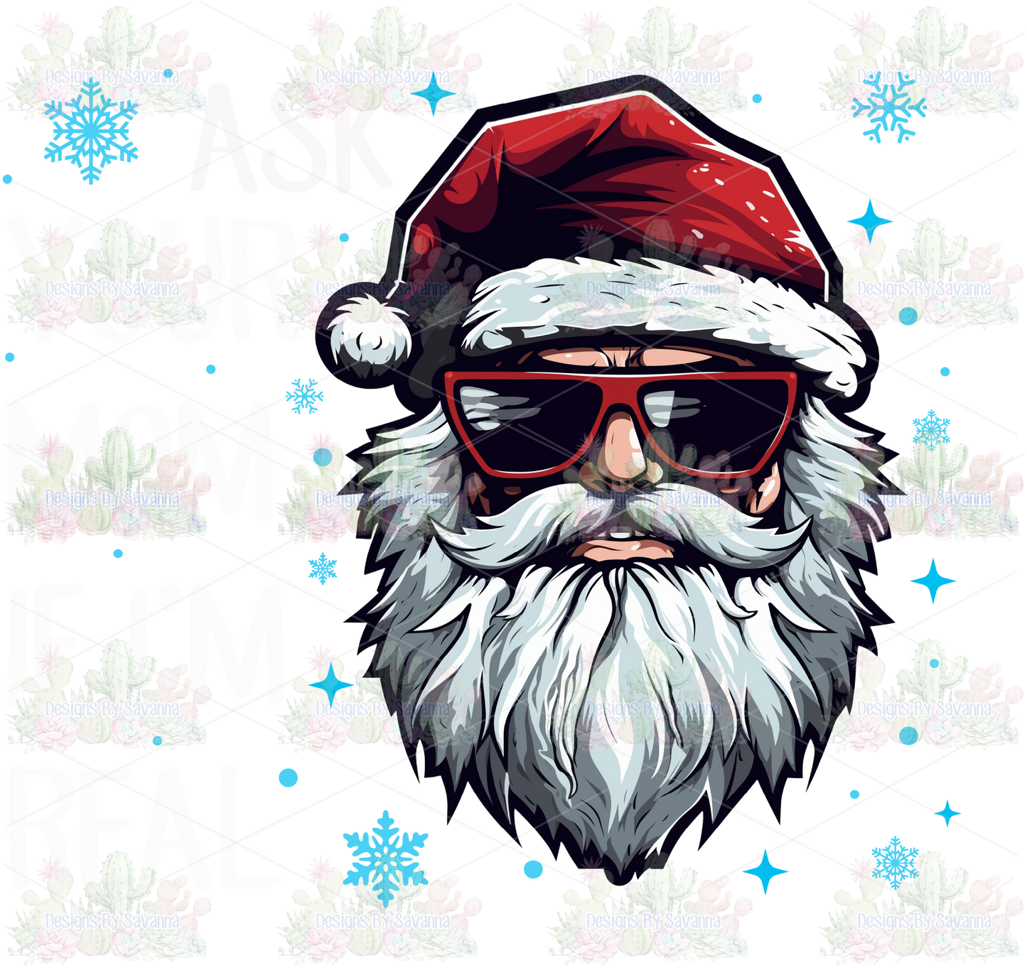 Real Santa DTF Transfer