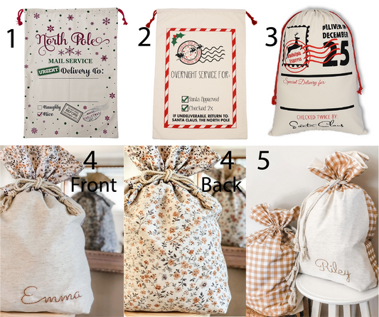 🎄 Christmas in July Wholesale Pre-Order – Santa Sacks 🎄