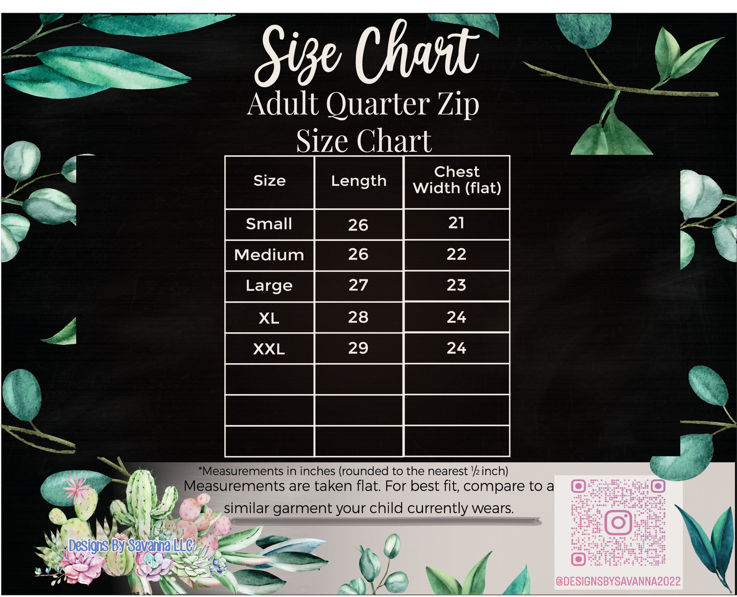 WHOLESALE PRE-ORDER |Adult Quarter Zip