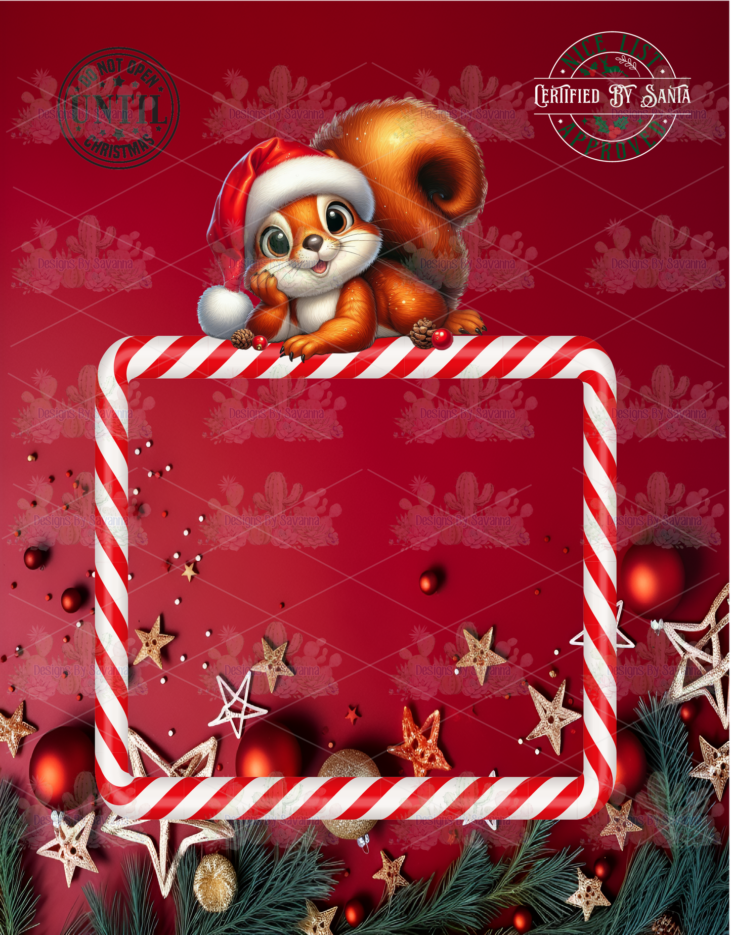 Jumbo Christmas Card Template