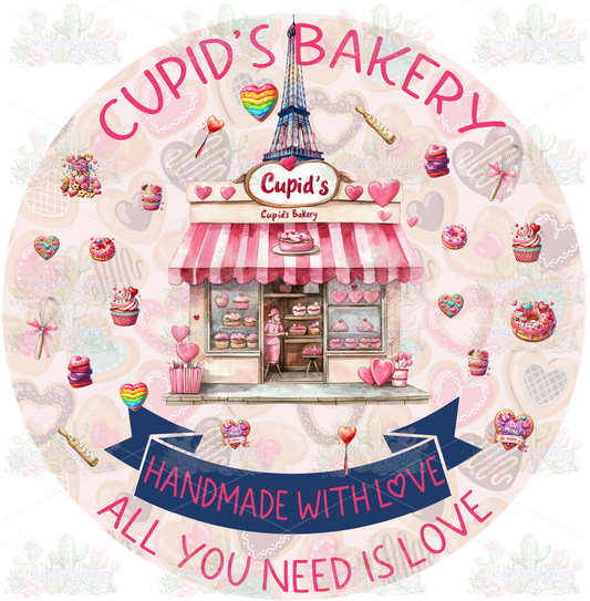 Cupid's Bakery DTF transfer