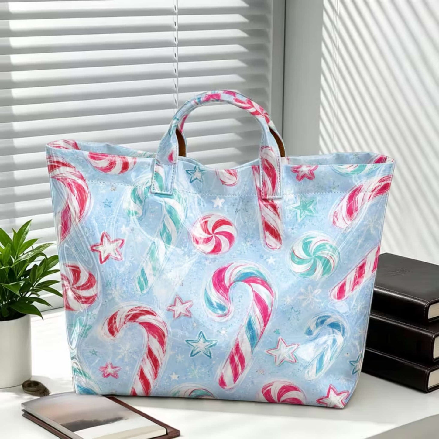 WHOLESALE PRE-ORDER – PVC Clear Pattern Tote Bags