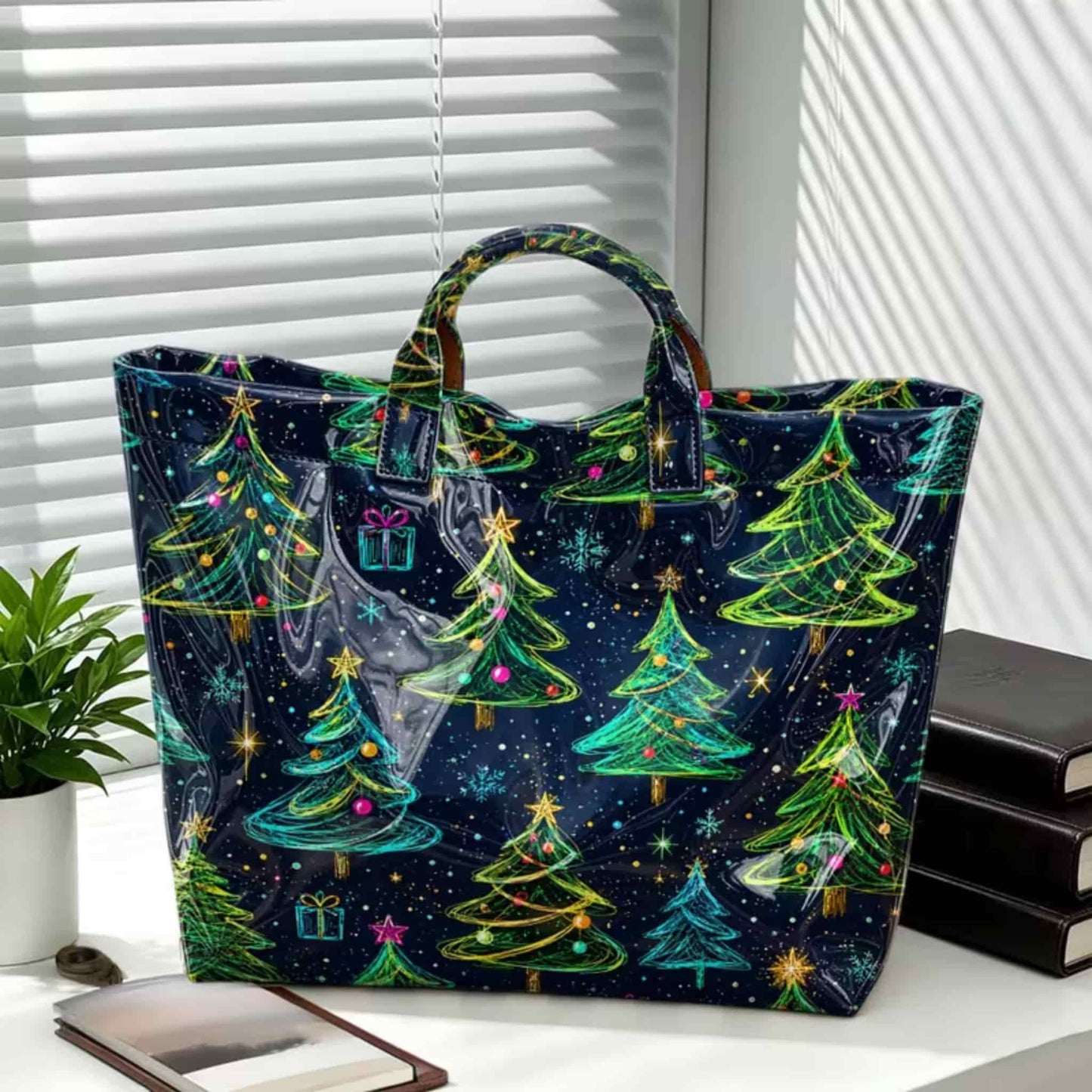 WHOLESALE PRE-ORDER – PVC Clear Pattern Tote Bags