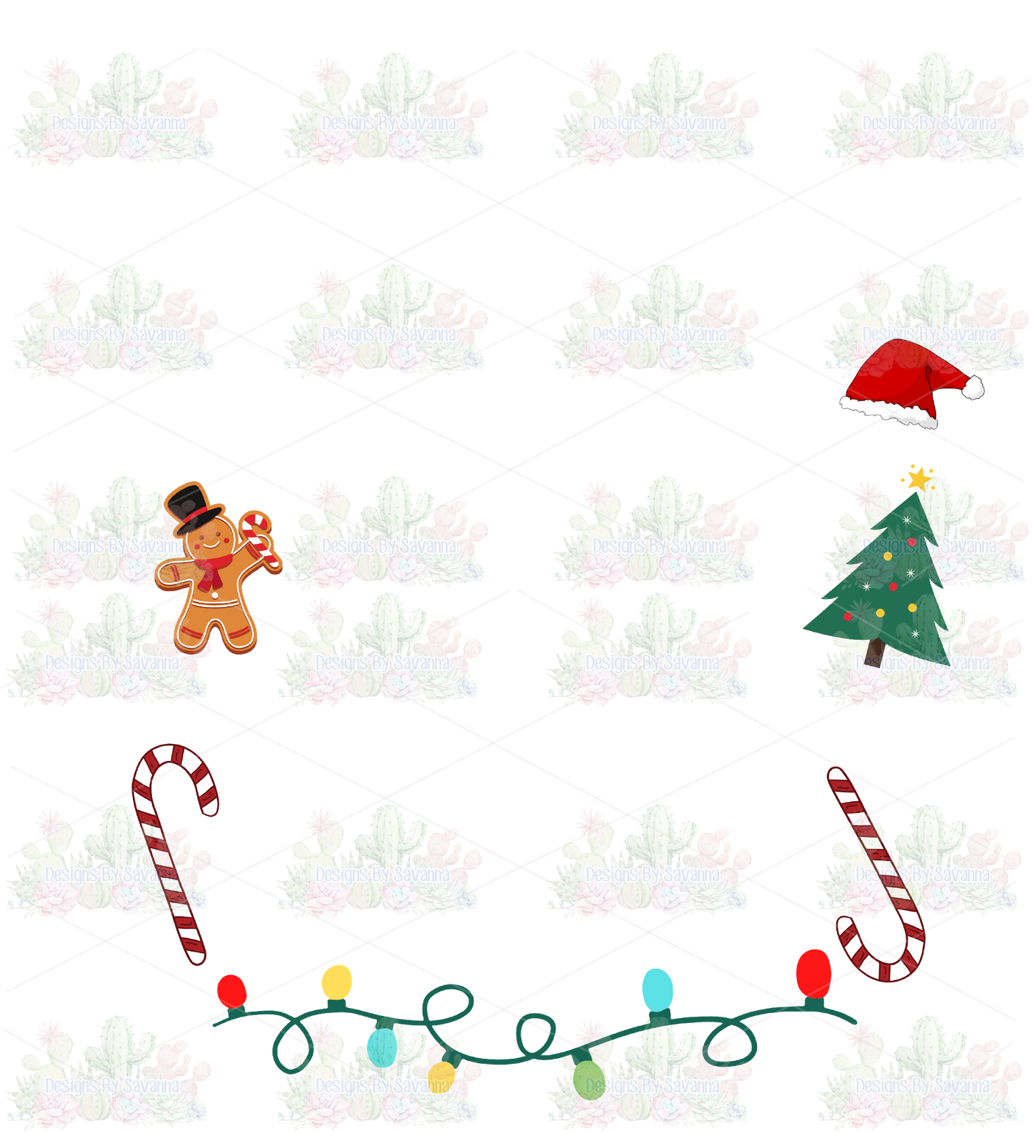 Deck the Halls DTF Transfer