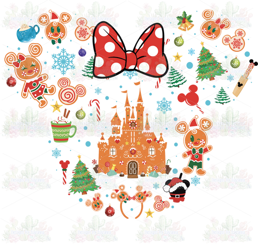 Gingerbread Christmas DTF Transfer