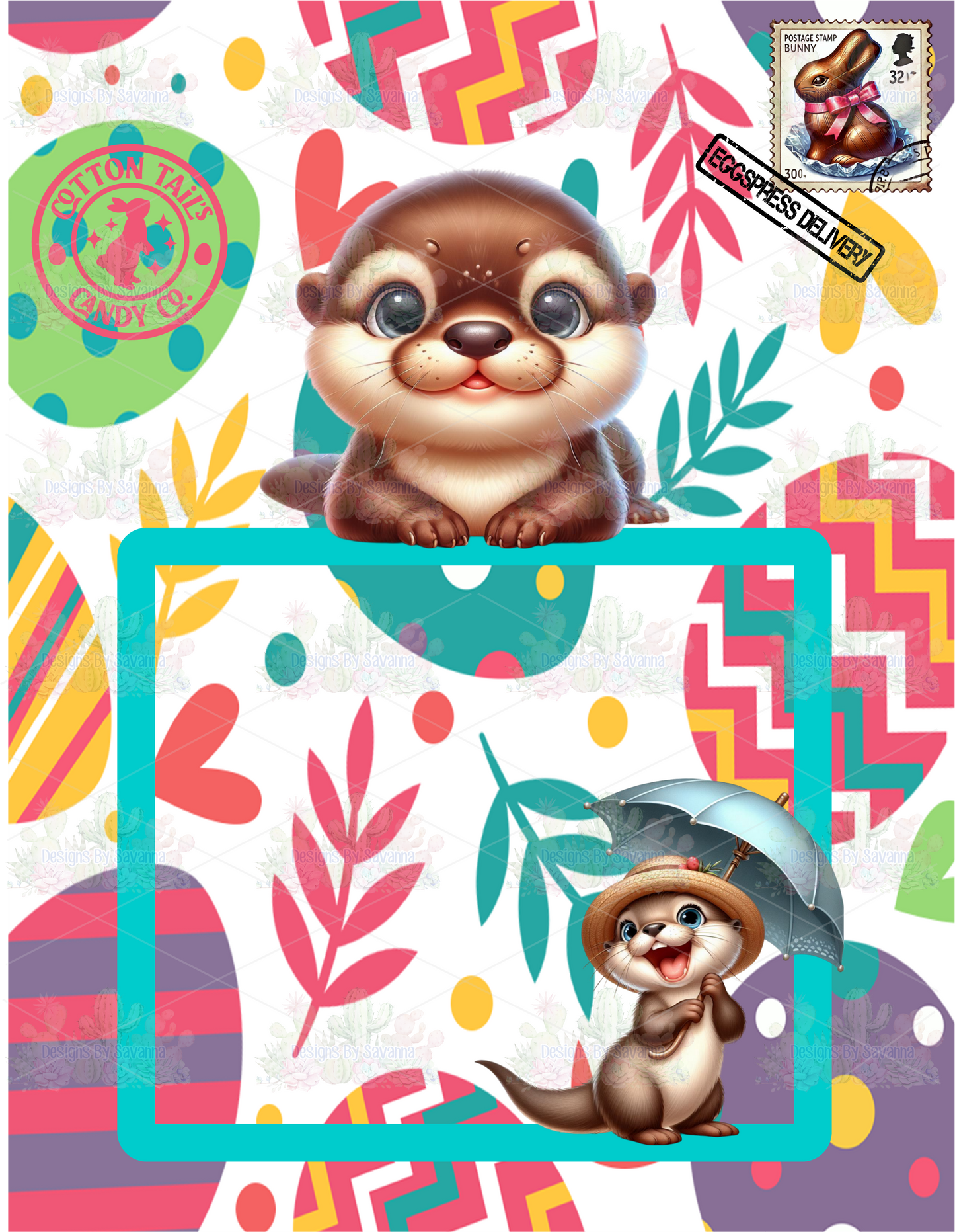 Jumbo Easter Card Template