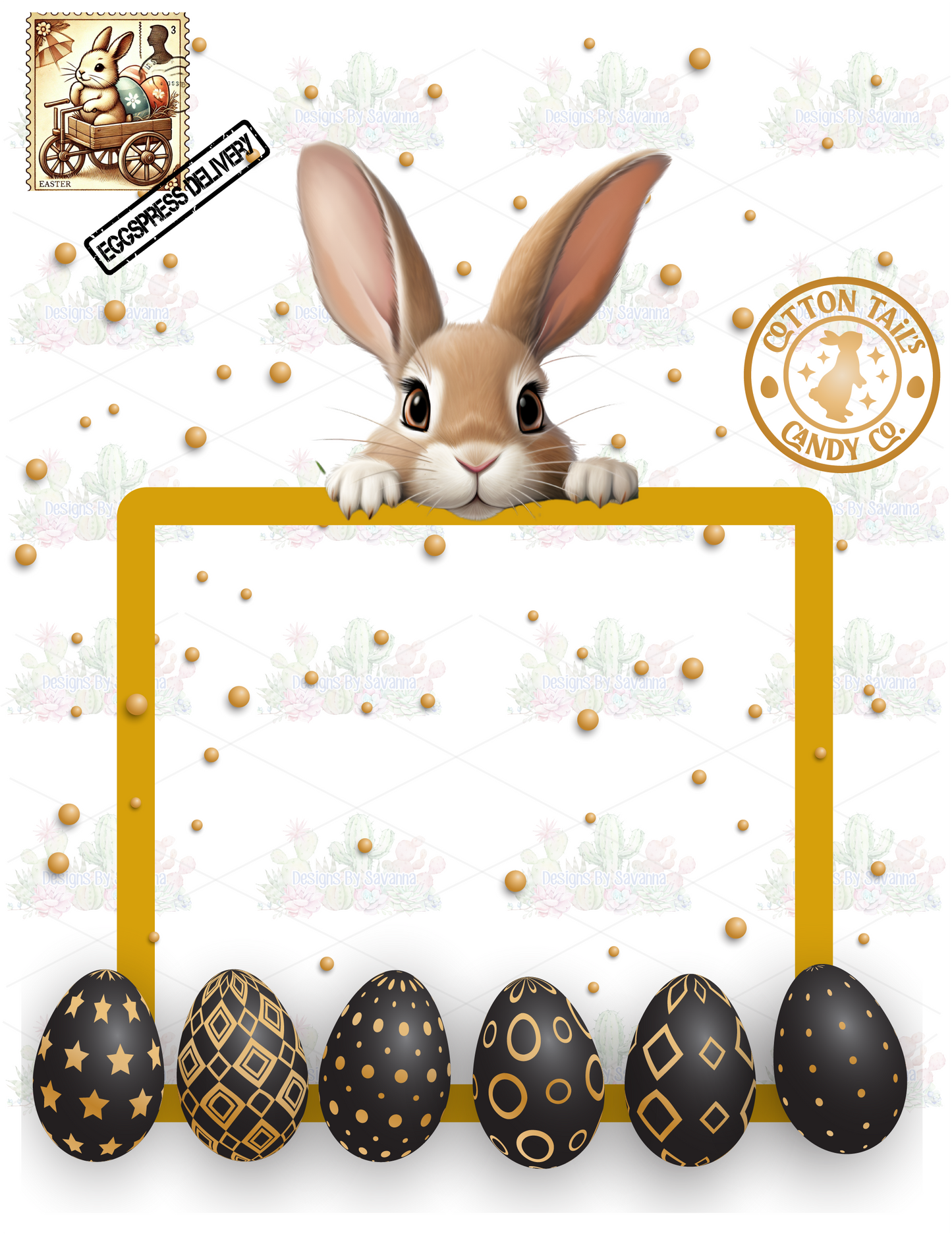 Jumbo Easter Card Template