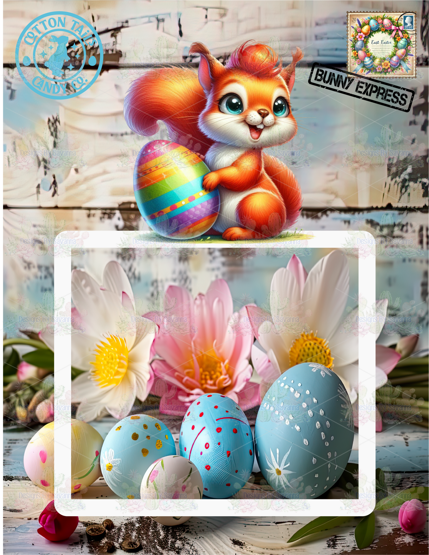 Jumbo Easter Card Template