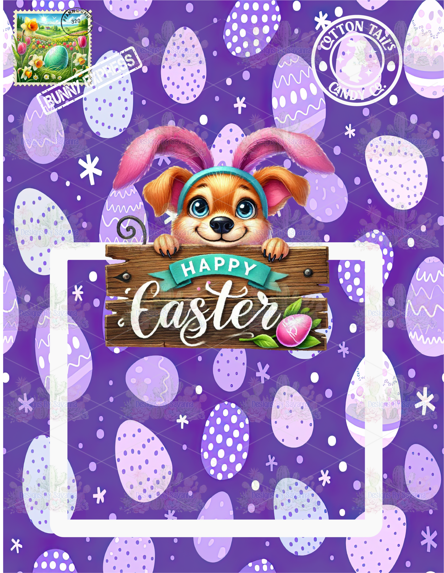 Jumbo Easter Card Template