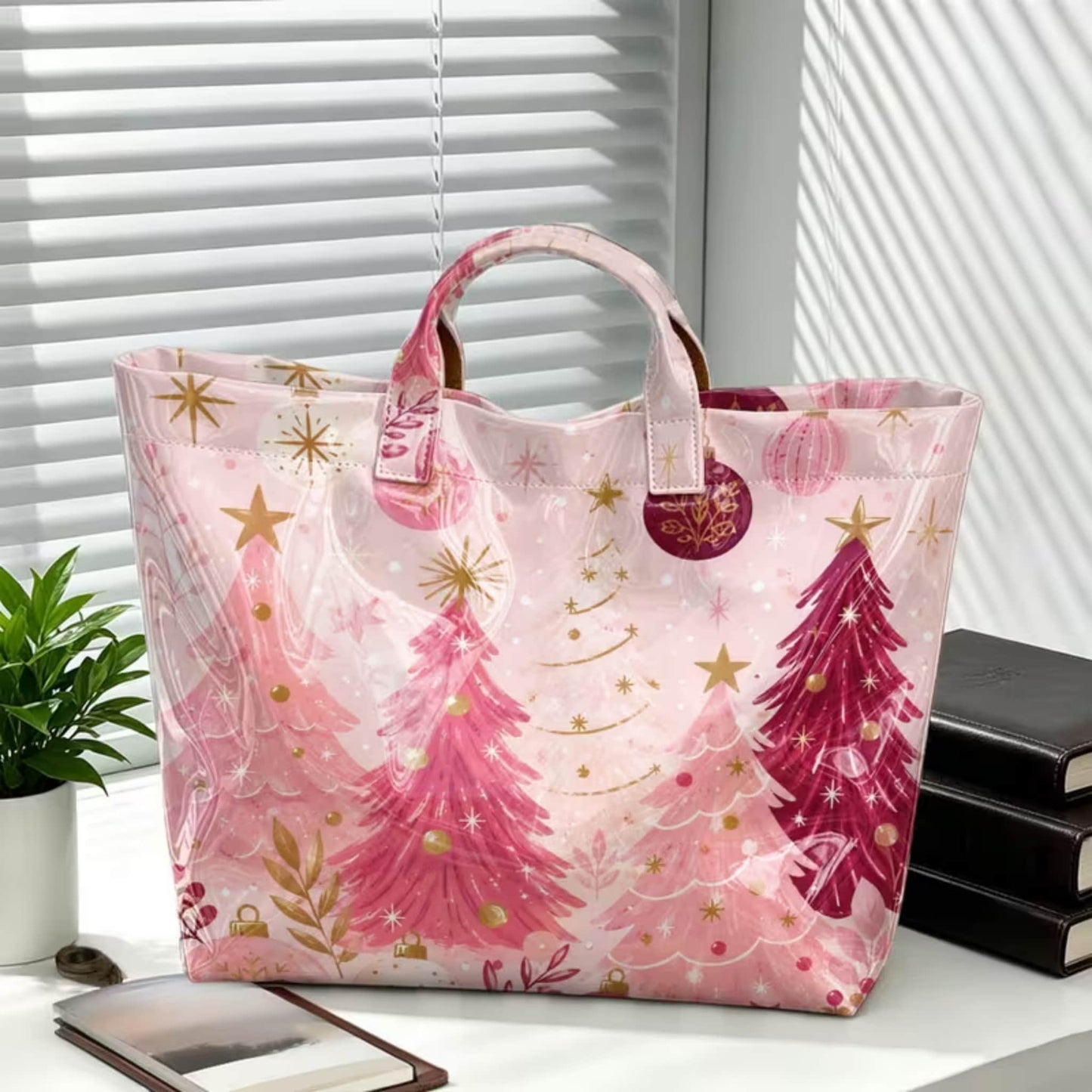 WHOLESALE PRE-ORDER – PVC Clear Pattern Tote Bags