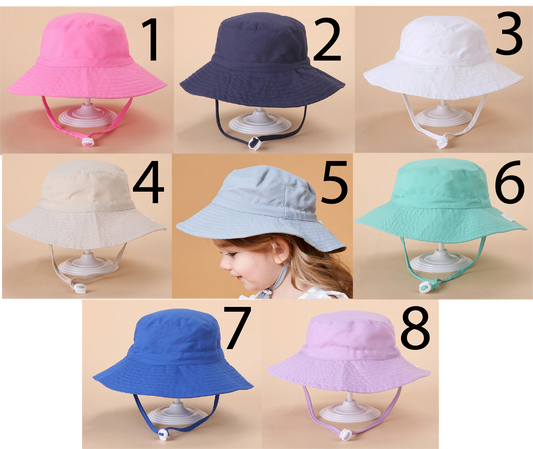 Kids Cotton Sun Hats