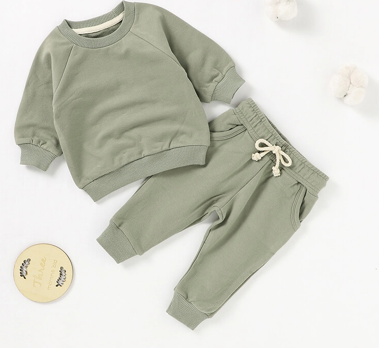 Wholesale Pre-Order | Organic Cotton Sweatshirt and Pants Set