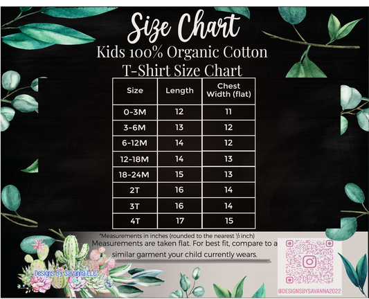WHOLESALE PRE-ORDER – 100% ORGANIC COTTON KIDS T-SHIRTS