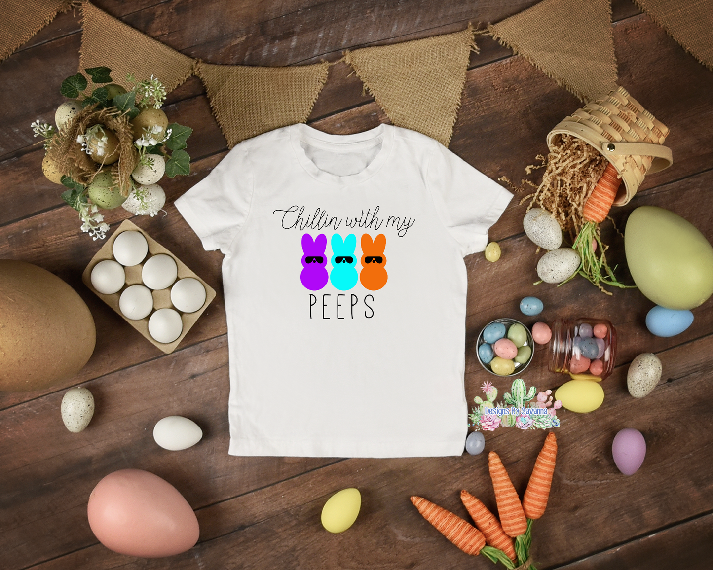 Chillin with my Peeps DTF Transfer