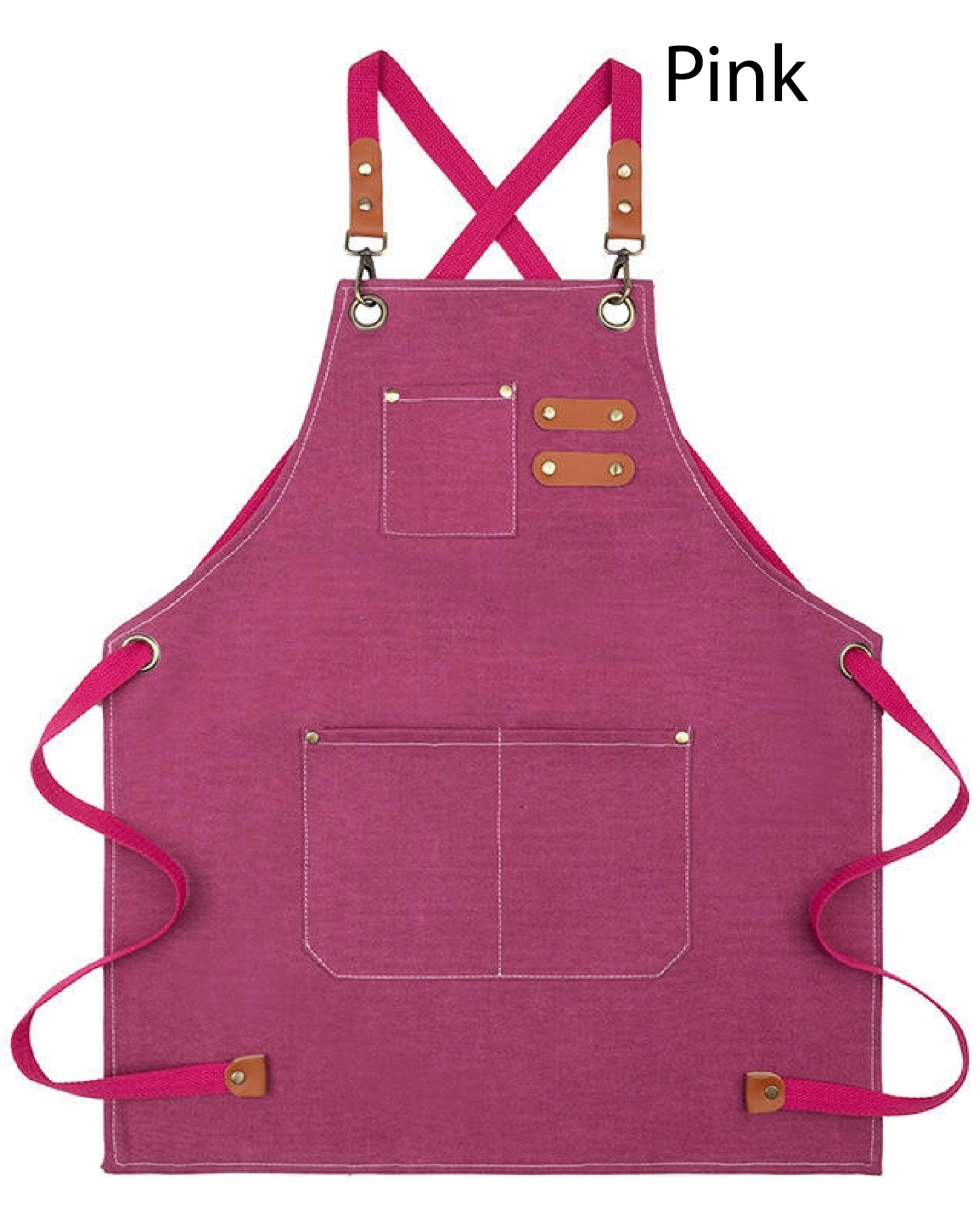 Custom Embroidered Canvas Apron – Adult & Kids Personalized Aprons